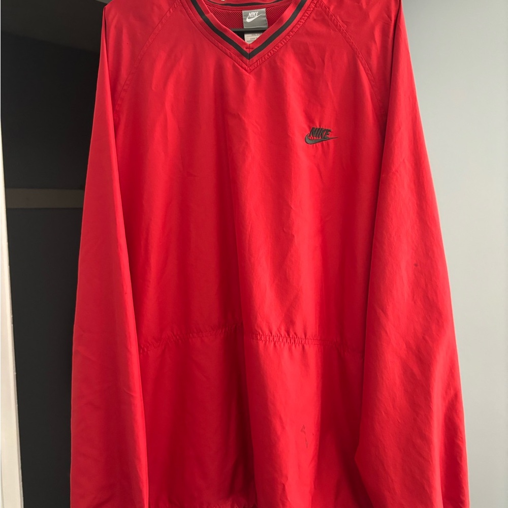 Nike Men's V-Neck Red windbreaker
